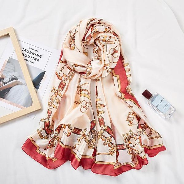 scarves 2021 fashion printed silk scarf women's sunscreen decorative wrap stole outdoor shawls 180cm, Blue;gray
scarves 2021 fashion printed silk scarf women's sunscreen decorative wrap stole outdoor shawls 180cm, Blue;gray
