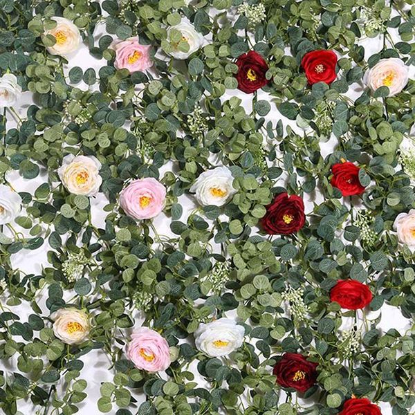 decorative flowers & wreaths 1.8m artificial plants fake eucalyptus vine garland hanging for wedding home office party garden craft art deco
decorative flowers & wreaths 1.8m artificial plants fake eucalyptus vine garland hanging for wedding home office party garden craft art deco