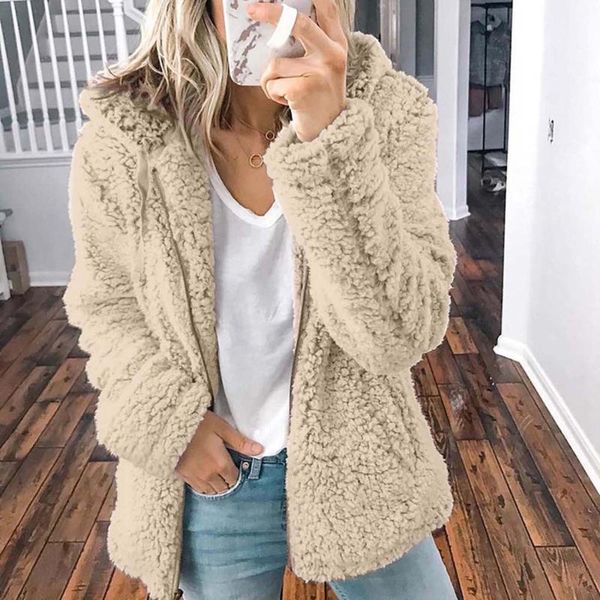women's fur & faux womens ladies warm coat jacket winter o-neck solid long outerwear down 2021 lamb with, Black
women's fur & faux womens ladies warm coat jacket winter o-neck solid long outerwear down 2021 lamb with, Black