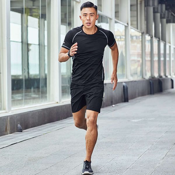 summer tracksuits suit men's night equipment gym sweat absorption quick dry loose morning running training fitness clothes, Gray
summer tracksuits suit men's night equipment gym sweat absorption quick dry loose morning running training fitness clothes, Gray