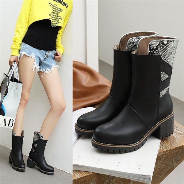 boots yqbtdl fashion winter biker chunky block high heels shoes cross strap snake print white black ankle women footwear
boots yqbtdl fashion winter biker chunky block high heels shoes cross strap snake print white black ankle women footwear