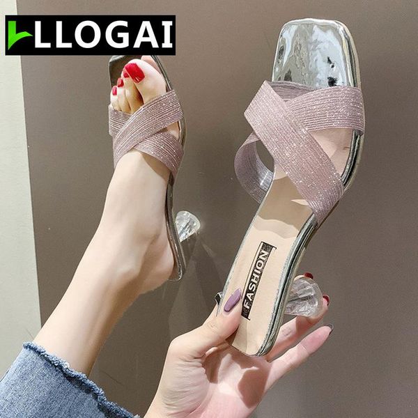 llogai bling shine summer sandals women chunky glass transparent high heels sandalias mujer trendy cross band flopflops femme, Black
llogai bling shine summer sandals women chunky glass transparent high heels sandalias mujer trendy cross band flopflops femme, Black