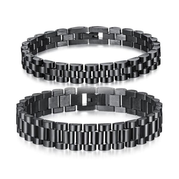 brand new couples' stainless steel watch chain bracelet for men and women hip hop jewelry punk style bracelets vintage jewelries rock s, Black
brand new couples' stainless steel watch chain bracelet for men and women hip hop jewelry punk style bracelets vintage jewelries rock s, Black