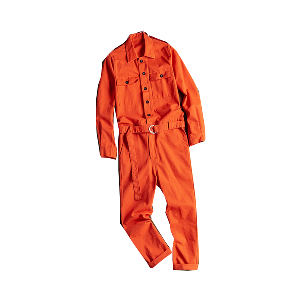 men's jeans lapel long-sleeved jumpsuit loose hip-hop streetwear multi-pocket comfortable overalls orange red, Blue
men's jeans lapel long-sleeved jumpsuit loose hip-hop streetwear multi-pocket comfortable overalls orange red, Blue