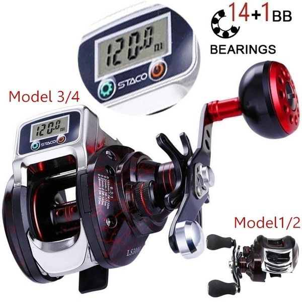 baitcasting reels 14+1 bb ball bearing 6.3:1 digital display bait casting reel left/right hand fishing line counter
baitcasting reels 14+1 bb ball bearing 6.3:1 digital display bait casting reel left/right hand fishing line counter