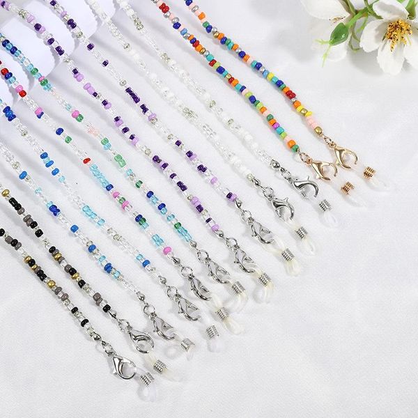 sunglasses frames fashion eyeglass chain mask chains retro colorful beads langards for women eyewear cord holder neck strap rope, Silver
sunglasses frames fashion eyeglass chain mask chains retro colorful beads langards for women eyewear cord holder neck strap rope, Silver