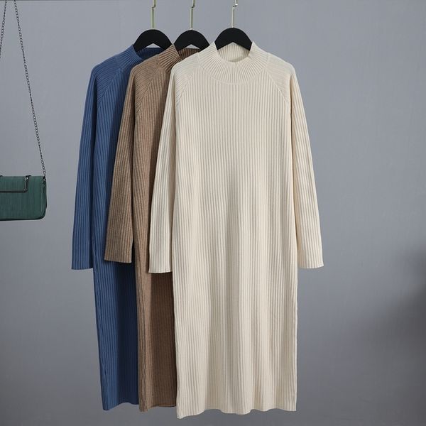 oversized 2021 new long straight women maxi dress autumn winter turtleneck thick warm sweater dresses pullover robe d ete femme jd0t, Black;gray
oversized 2021 new long straight women maxi dress autumn winter turtleneck thick warm sweater dresses pullover robe d ete femme jd0t, Black;gray