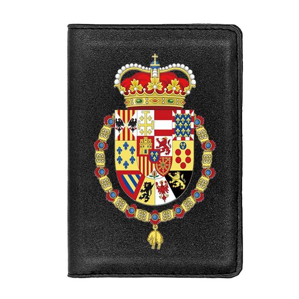 card holders personality spain army symbol passport cover classic leather men women id travel holder wallet, Brown;gray
card holders personality spain army symbol passport cover classic leather men women id travel holder wallet, Brown;gray