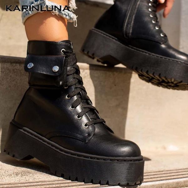 boots dropship heels woman shoes punk platform round toe cross-tied square thick autumn ankle, Black
boots dropship heels woman shoes punk platform round toe cross-tied square thick autumn ankle, Black