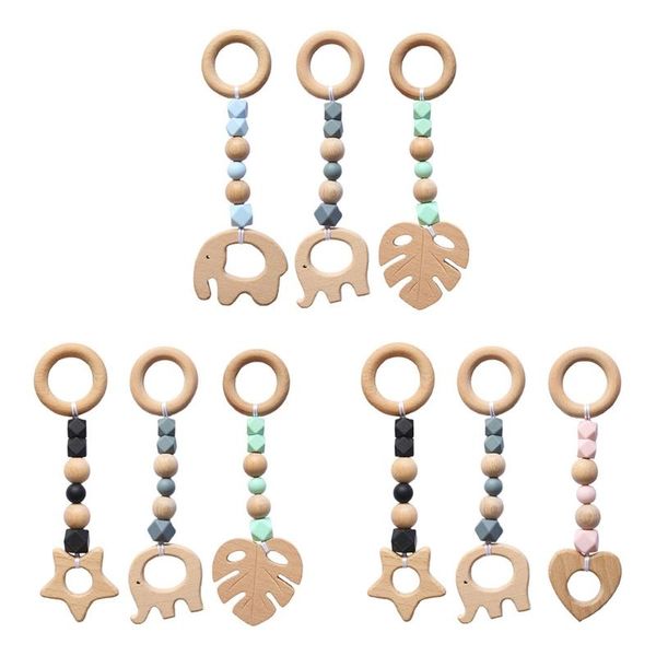 stroller parts & accessories 3 pcs/set baby gym frame pendants silicone beads mobile wooden teether rattle infant born teething nursing toys
stroller parts & accessories 3 pcs/set baby gym frame pendants silicone beads mobile wooden teether rattle infant born teething nursing toys