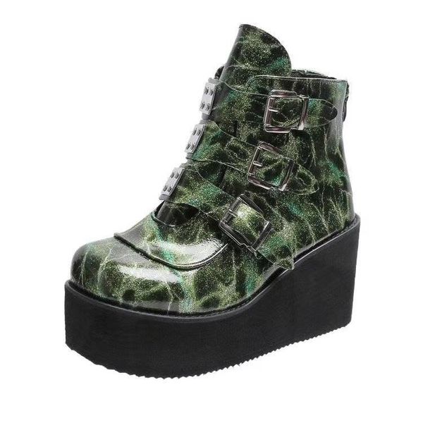 boots thick sole slope heel fashion and 2021 style women's shoes, Black
boots thick sole slope heel fashion and 2021 style women's shoes, Black