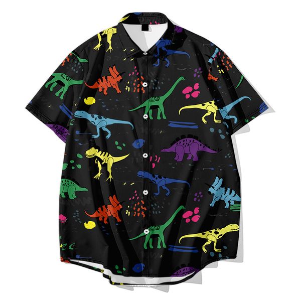 spring summer fashion dinosaur printed men hawaiian shirt short sleeve streetwear chic blouse beach camisas s-6xl, Red
spring summer fashion dinosaur printed men hawaiian shirt short sleeve streetwear chic blouse beach camisas s-6xl, Red