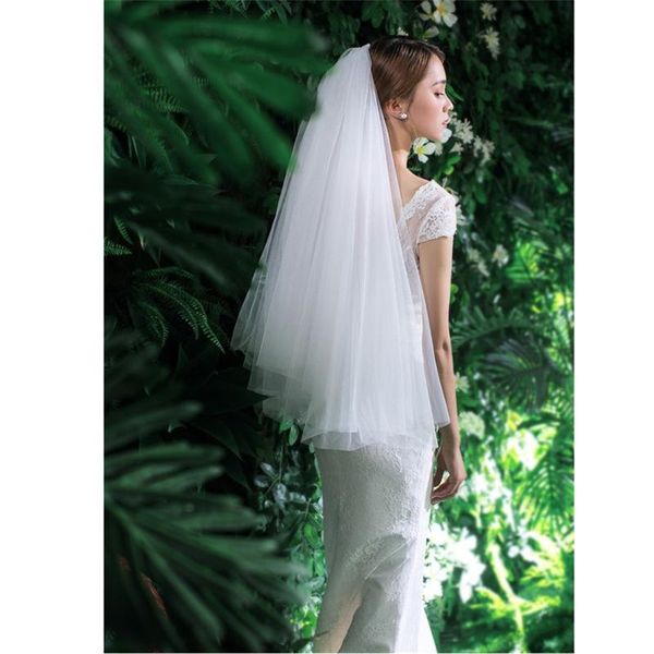 bridal veils tulle veil weeding short white ivory with comb wedding accessory for bride voile mariage velos de novia courte, Black
bridal veils tulle veil weeding short white ivory with comb wedding accessory for bride voile mariage velos de novia courte, Black