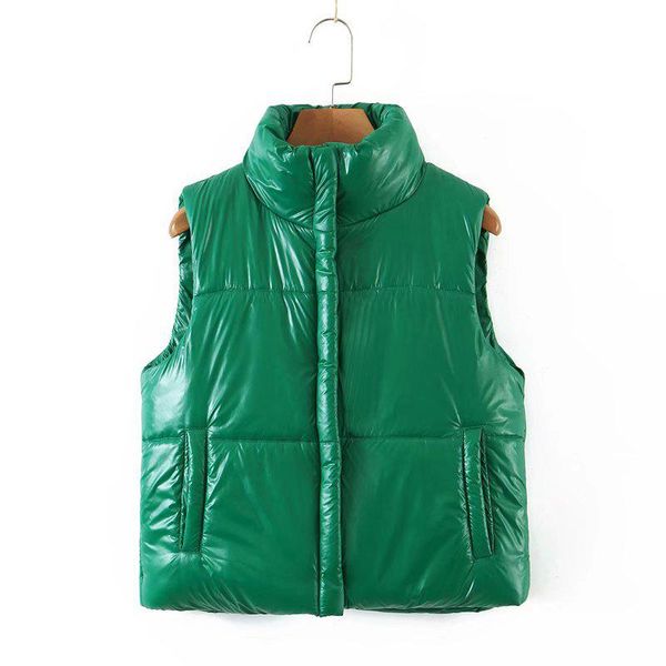 women's vests 2021 spring glossy women cotton waistcoat jacket autumn waterproof vest coat casual zipper sleeveless female short, Black;white
women's vests 2021 spring glossy women cotton waistcoat jacket autumn waterproof vest coat casual zipper sleeveless female short, Black;white