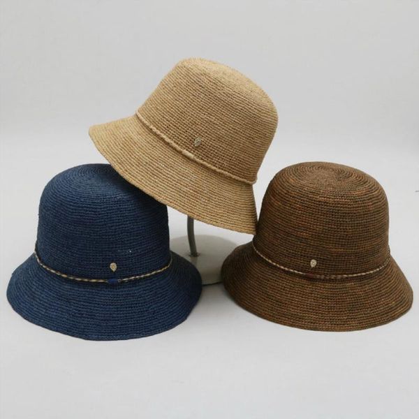 wide brim hats helen lafite straw hat ladies panama foldable spring summer travel beach shade bucket high-quality designer casual, Blue;gray
wide brim hats helen lafite straw hat ladies panama foldable spring summer travel beach shade bucket high-quality designer casual, Blue;gray