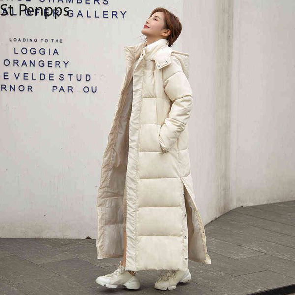 x-long hooded down cotton winter coat women casual thick parkas fashion winter jacket warm outwear soild female coats 211221, Black
x-long hooded down cotton winter coat women casual thick parkas fashion winter jacket warm outwear soild female coats 211221, Black