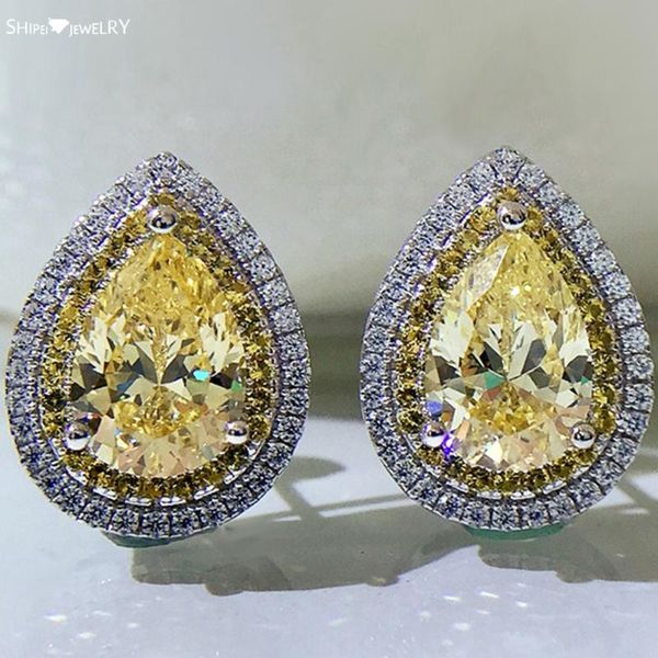 stud shipei classic 925 sterling silver pear cut 7*10 mm created moissanite gemstone party ear studs earrings fine jewelry wholesale, Golden;silver
stud shipei classic 925 sterling silver pear cut 7*10 mm created moissanite gemstone party ear studs earrings fine jewelry wholesale, Golden;silver