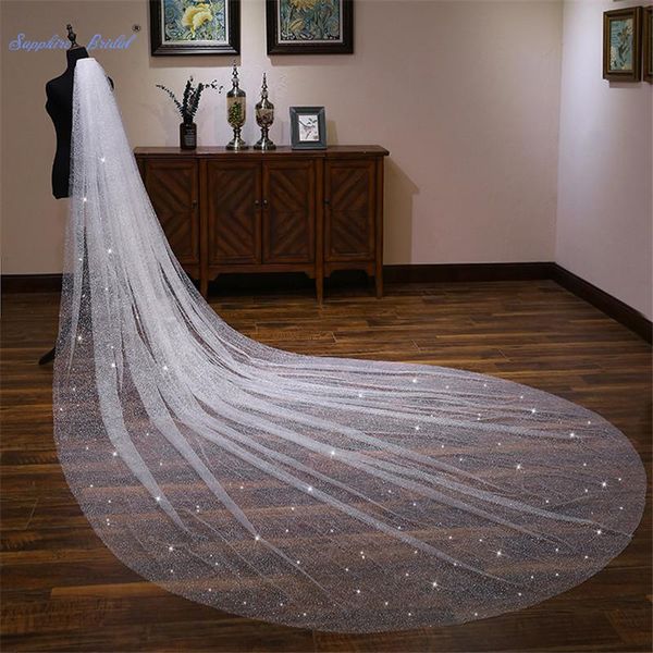 bridal veils sapphire wedding accessories cut edge 4m 1 layer cathedral long velo de novia luxury veil with comb, Black
bridal veils sapphire wedding accessories cut edge 4m 1 layer cathedral long velo de novia luxury veil with comb, Black