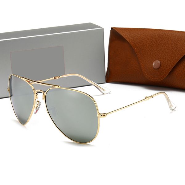 designer sunglasses aviation pilot sun glasses for men women with black or brown leather case, cloth, and retail accessories, White;black
designer sunglasses aviation pilot sun glasses for men women with black or brown leather case, cloth, and retail accessories, White;black