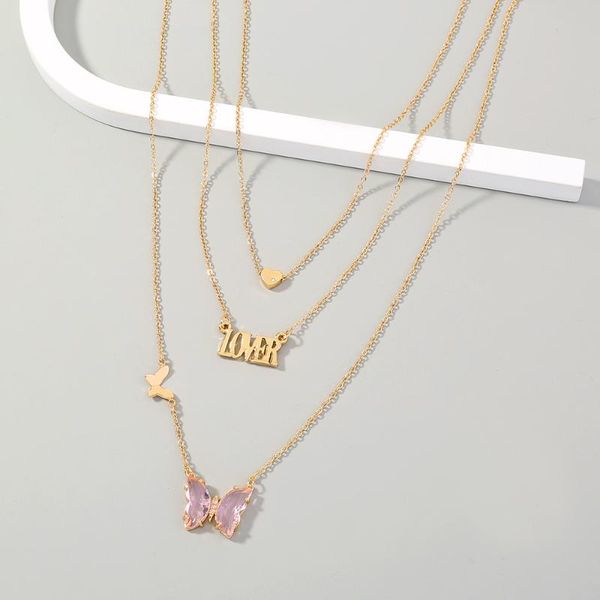 chains multilayer butterfly necklace for women fashion bohemia personality valentine's day beach charm jewelry gift, Silver
chains multilayer butterfly necklace for women fashion bohemia personality valentine's day beach charm jewelry gift, Silver