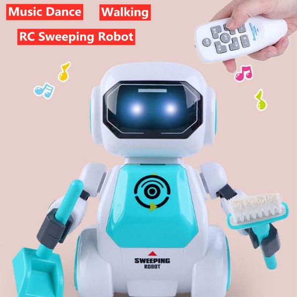 2.4g radio control smart rc sweeping robot programming demo walking singing dance arm with lifted lights rc robot toys kid gifts
2.4g radio control smart rc sweeping robot programming demo walking singing dance arm with lifted lights rc robot toys kid gifts