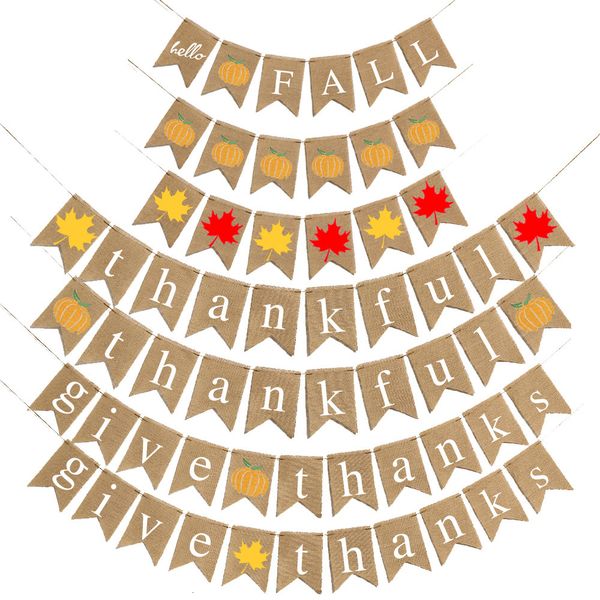 thanksgiving pumpkin maple leaf dovetail linen decorative pendant party props flag pulling banner suppli
thanksgiving pumpkin maple leaf dovetail linen decorative pendant party props flag pulling banner suppli