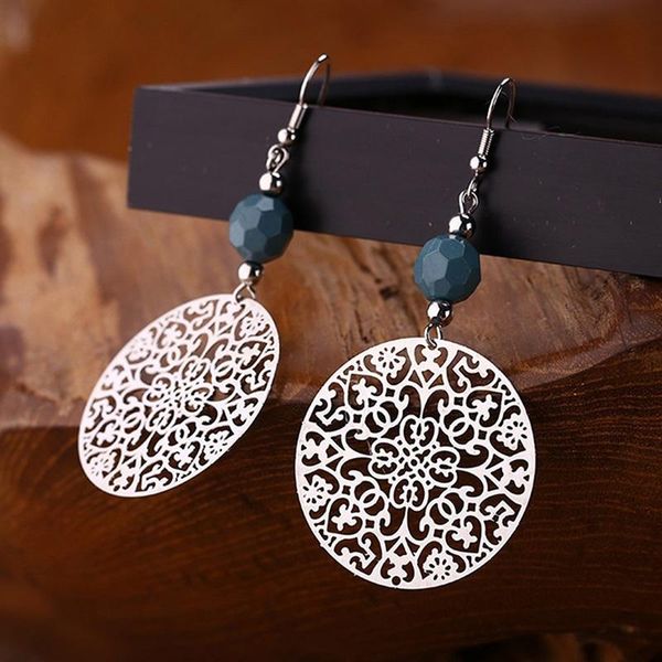 simple bohemian style gold round shell pendant earrings for woman jewelry gift vintage ethnic gypsy boho earrings, Silver
simple bohemian style gold round shell pendant earrings for woman jewelry gift vintage ethnic gypsy boho earrings, Silver