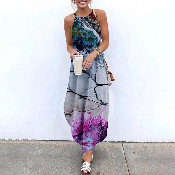 casual dresses maxi print sleeveless sundress women causal halter summer beach dress asymmetric ladies sling long, Black;gray
casual dresses maxi print sleeveless sundress women causal halter summer beach dress asymmetric ladies sling long, Black;gray