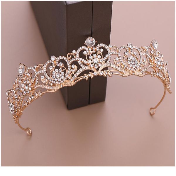 trendy queen crown wedding tiaras crystal rhinestone gold head ornaments and crowns for brides wedding hair jewelry acc qyldtz, Silver
trendy queen crown wedding tiaras crystal rhinestone gold head ornaments and crowns for brides wedding hair jewelry acc qyldtz, Silver