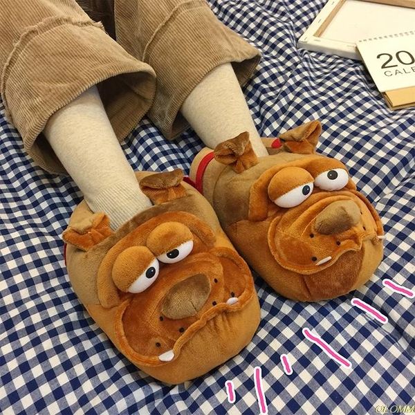 slippers autumn/winter women cotton woman soft plush cartoon dog warm indoor non-slip ladies, Black
slippers autumn/winter women cotton woman soft plush cartoon dog warm indoor non-slip ladies, Black