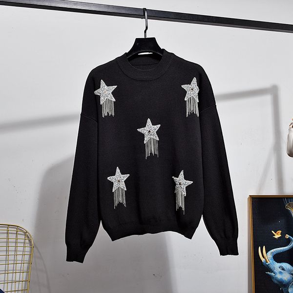 autumn black knitted tracksuit outfits women chain tassel pullover sweater long pants 2 piece set loose casual knit suit female 3l0a, Blue
autumn black knitted tracksuit outfits women chain tassel pullover sweater long pants 2 piece set loose casual knit suit female 3l0a, Blue