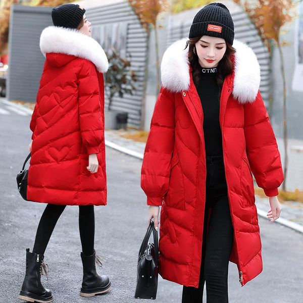 women's down & parkas 2021 women autumn winter cotton padded outerwear female warm thicken big fur collar parka ladies casual solid lon, Black
women's down & parkas 2021 women autumn winter cotton padded outerwear female warm thicken big fur collar parka ladies casual solid lon, Black