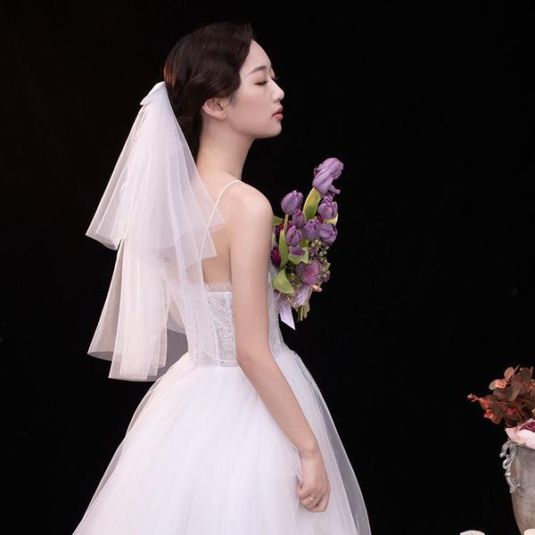 headpieces bridal veil main wedding dress female bow tie headdress super fairy sen is simple and, Silver
headpieces bridal veil main wedding dress female bow tie headdress super fairy sen is simple and, Silver