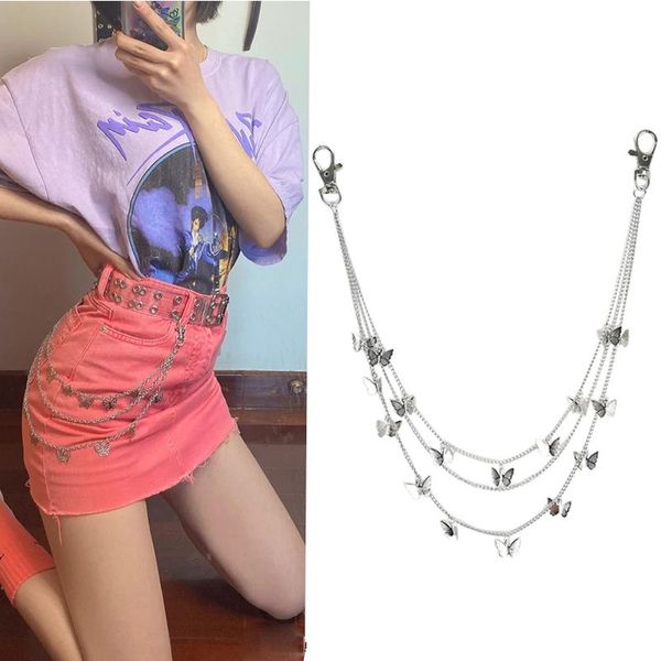 other hip hop retro double butterfly pants chain hanging decorated waist accessories men and women trendy jewelry, Slivery;golden
other hip hop retro double butterfly pants chain hanging decorated waist accessories men and women trendy jewelry, Slivery;golden