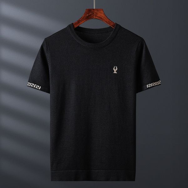 21ss new t shirts mens summer casual drilling printing short-sleeved short sleeve knitwear slim crew cattle neck tee the ox m-5xl, White;black
21ss new t shirts mens summer casual drilling printing short-sleeved short sleeve knitwear slim crew cattle neck tee the ox m-5xl, White;black