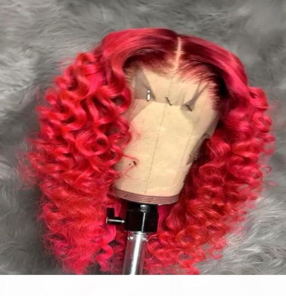 black root red curly human hair lace wigs with baby hair malaysia remy glueless wigs for women, Black;brown
black root red curly human hair lace wigs with baby hair malaysia remy glueless wigs for women, Black;brown
