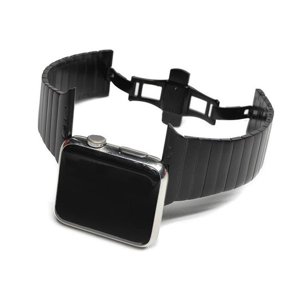 watch bands 38mm/42mm stainless steel strap adjustable length replacement watchband for man with butterfly buckle ly, Black;brown
watch bands 38mm/42mm stainless steel strap adjustable length replacement watchband for man with butterfly buckle ly, Black;brown