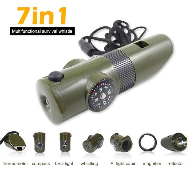 7 in 1 whistle compass thermometer multifunction survival emergency hiking tools travelling easy carrying portable parts
7 in 1 whistle compass thermometer multifunction survival emergency hiking tools travelling easy carrying portable parts