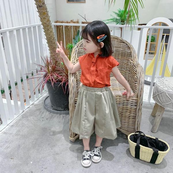 clothing sets children set girl clothes literary shirt + wide-leg pants 2 piece suit summer korean fashion, White
clothing sets children set girl clothes literary shirt + wide-leg pants 2 piece suit summer korean fashion, White