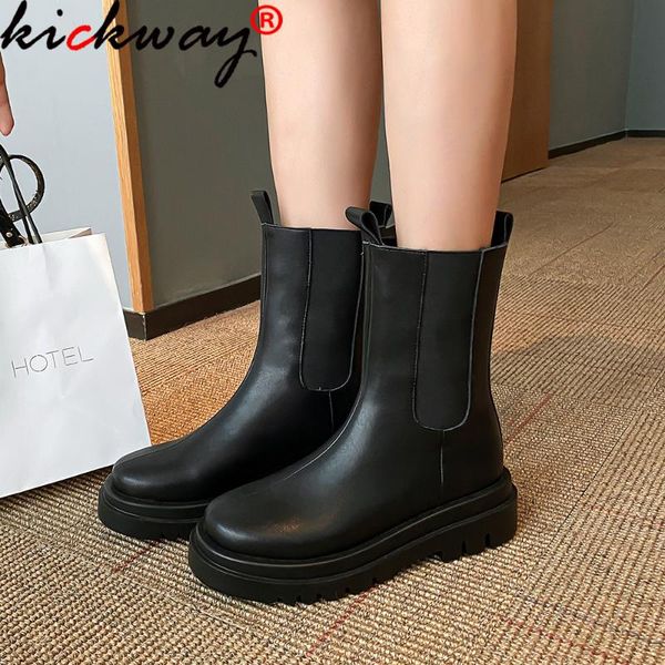 boots kickway 2021 platforms women ankle elastic casual working thick heels genuine leather fashion splicing shoes woman 43, Black
boots kickway 2021 platforms women ankle elastic casual working thick heels genuine leather fashion splicing shoes woman 43, Black