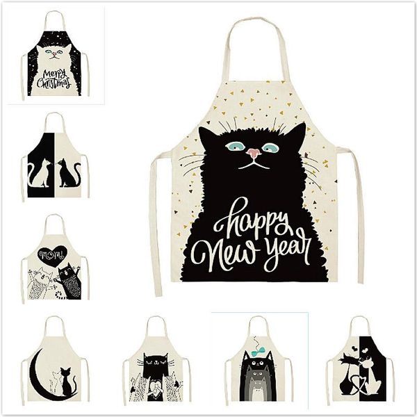 aprons cute cat printed linen apron dress for woman men kids children cartoon animal halloween baking cooking pink kitchen accessories
aprons cute cat printed linen apron dress for woman men kids children cartoon animal halloween baking cooking pink kitchen accessories