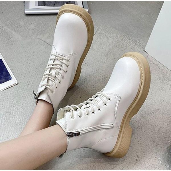 boots women ankle round toe retro lace up vintage leather platform sewing design casual comfort autumn fashion females shoes, Black
boots women ankle round toe retro lace up vintage leather platform sewing design casual comfort autumn fashion females shoes, Black