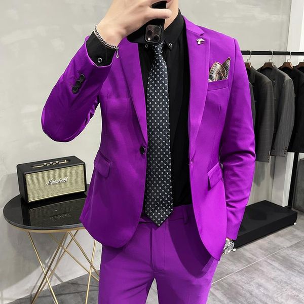 men's suits & blazers (blazer+pants) men 's slim fit business suit fashion 2 pieces set mens tuxedos groom wedding s-3xl, White;black
men's suits & blazers (blazer+pants) men 's slim fit business suit fashion 2 pieces set mens tuxedos groom wedding s-3xl, White;black
