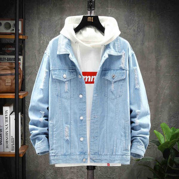 men's jackets jackets autumn and winter hip-hop men's denim fashion light blue/dark blue ripped jacket 1tty, Black;brown
men's jackets jackets autumn and winter hip-hop men's denim fashion light blue/dark blue ripped jacket 1tty, Black;brown
