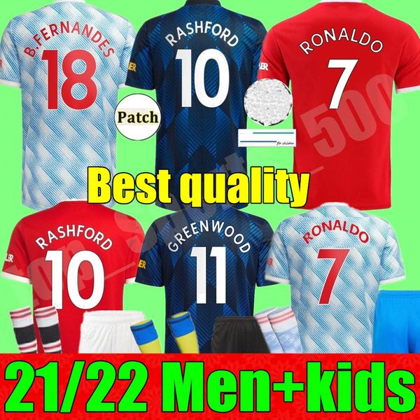 new 21 22 man b. fernandes sancho soccer jerseys home away 3rd ronaldo cavani utd van de beek 2021 2022 rashford football shirt women men +, Black;yellow
new 21 22 man b. fernandes sancho soccer jerseys home away 3rd ronaldo cavani utd van de beek 2021 2022 rashford football shirt women men +, Black;yellow