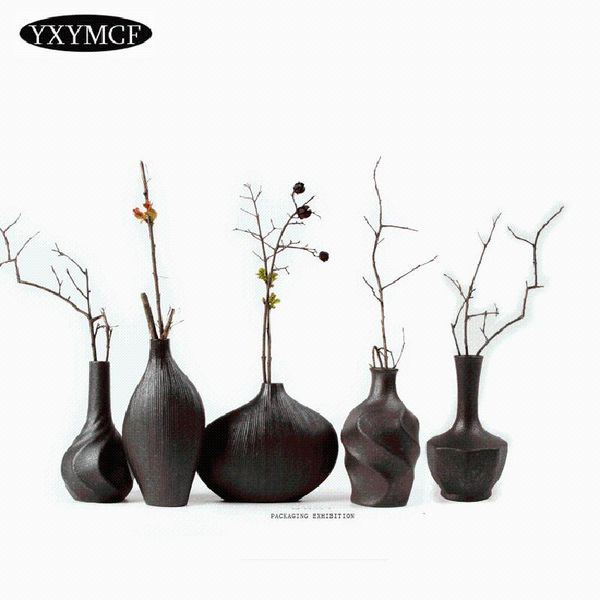 vases stoare artificial flower pots black ceramic vase for retro home decor zen pottery indoor garden
vases stoare artificial flower pots black ceramic vase for retro home decor zen pottery indoor garden