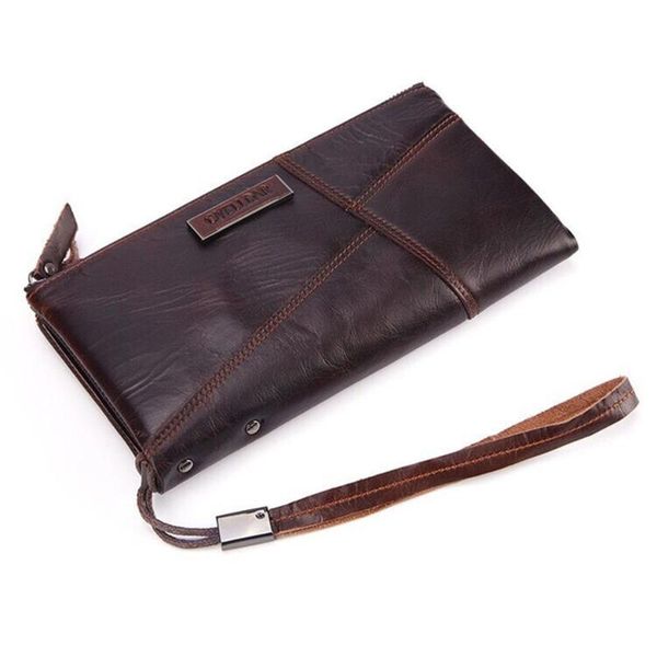 wallets leather retro oil wax men's money long section baotou layer cowhide clutch business double zip bag clip, Red;black
wallets leather retro oil wax men's money long section baotou layer cowhide clutch business double zip bag clip, Red;black