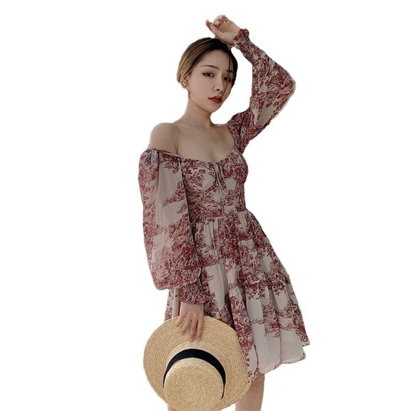 elegant dress women vintage sketch manor print square collar long sleeves slim holiday beach dresses female lr1360 210531, Black;gray
elegant dress women vintage sketch manor print square collar long sleeves slim holiday beach dresses female lr1360 210531, Black;gray