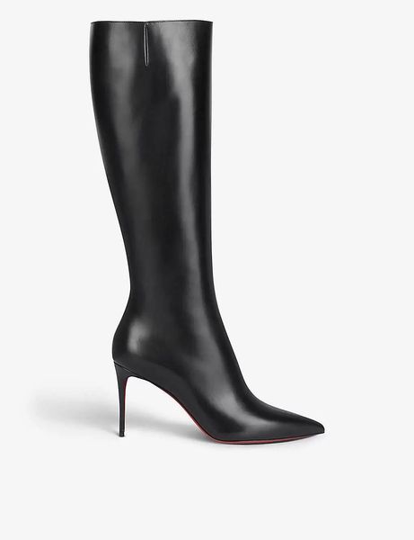 clean leather women long boot red bottoms heeled kate botta black calfskin genuine leathers pointed toe with zipper classic knee-high boots
clean leather women long boot red bottoms heeled kate botta black calfskin genuine leathers pointed toe with zipper classic knee-high boots