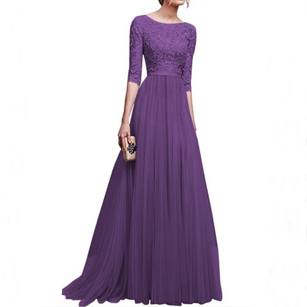 new elegant full sleeve chiffon lace dress stitching floor-length women party prom evening red long skirt female clothing dresses, Black;gray
new elegant full sleeve chiffon lace dress stitching floor-length women party prom evening red long skirt female clothing dresses, Black;gray